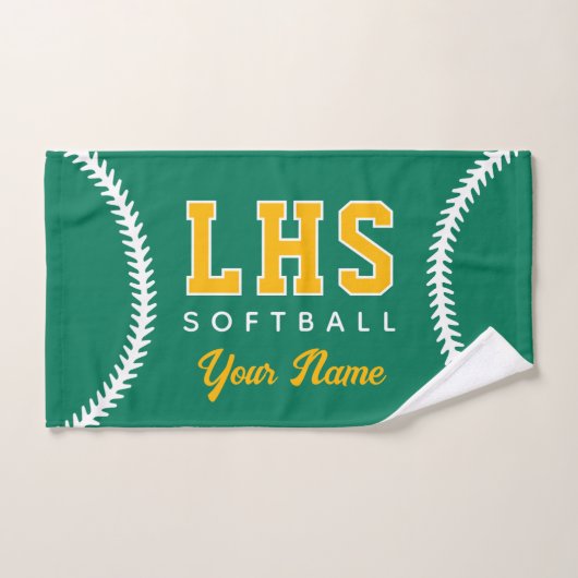 Softbalsteken Custom Sport Handdoek Team Beginlett (Handdoek)