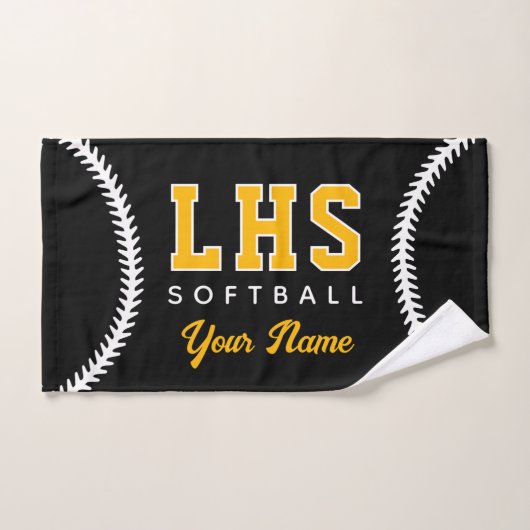 Softbalsteken Custom Sport Handdoek Team Beginlett (Handdoek)