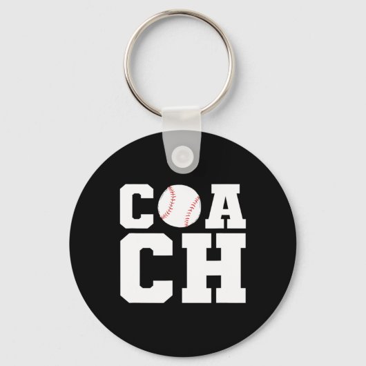Softbalteam Softbalcoach voor mannen  Sleutelhanger (Voorkant)
