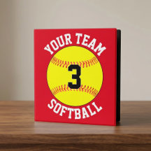 Softbalteamnaam en kleur Spelernaam & Nummer