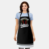 Softbalteamspeler VOEG NAAM TOE Gepersonaliseerde Schort (Gedragen)