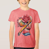 Softbalzomer Tri-Blend Shirt (Voorkant)