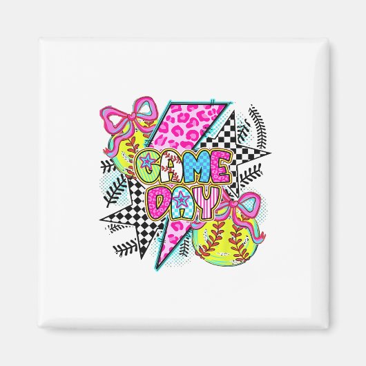 Softbyll Mom Funny Bysebyll Mom Moederdag Magneet (Voorkant)