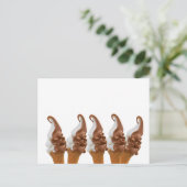 Softeis Briefkaart (Staand voorkant)