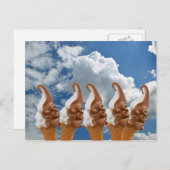 Softeis Briefkaart (Voorkant / Achterkant)