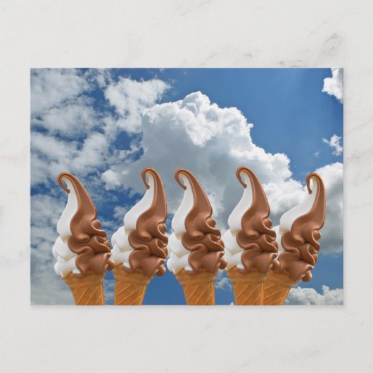 Softeis Briefkaart (Voorkant)