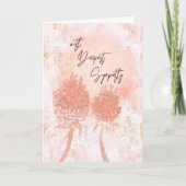 Softest Peach – Heartfelt Sympathy Card Kaart (Voorkant)
