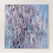 Softest Serenade - Paarse Abstracte cirkels Kunst Legpuzzel (Horizontaal)