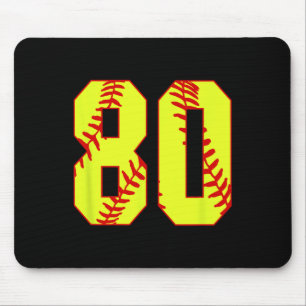 Softll #80 Fast Pitch Love Softll Moeder Favoriete Muismat