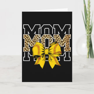 Softll Bow Women For Softll Leopard Mom Mothers Da Kaart