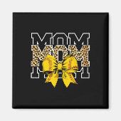 Softll Bow Women For Softll Leopard Mom Mothers Da Magneet (Voorkant)