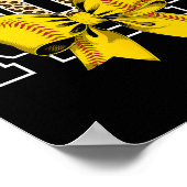 Softll Bow Women For Softll Leopard Mom Mothers Da Poster (Hoek)