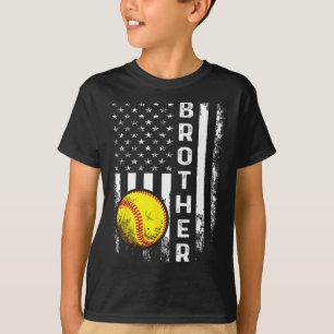 Softll Brother Amerikaanse Vlag Vintage Kerstmis X T-shirt