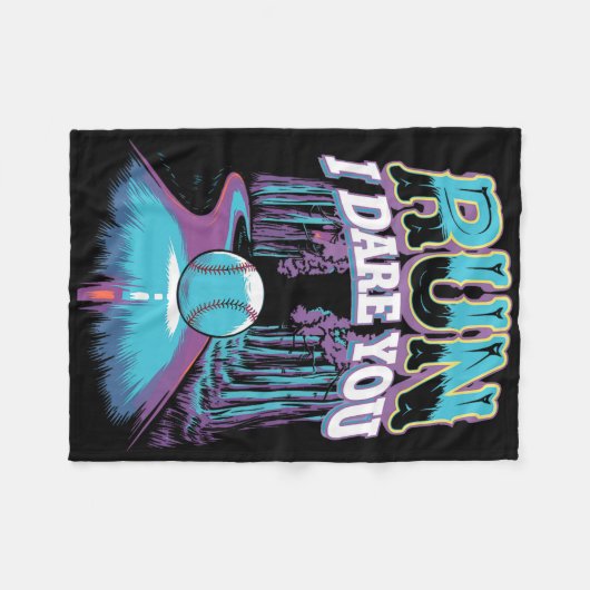 Softll Catcher Run I Dare You Design _1  Fleece Deken (Voorkant (Horizontaal))