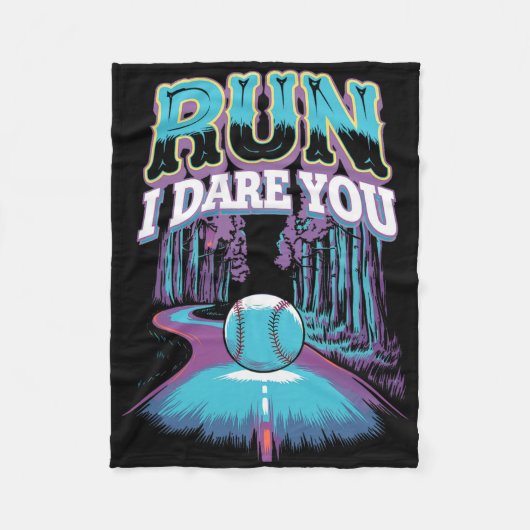 Softll Catcher Run I Dare You Design _1  Fleece Deken (Voorkant)