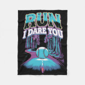 Softll Catcher Run I Dare You Design  Fleece Deken (Voorkant)