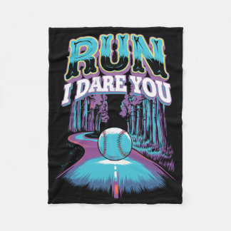Softll Catcher Run I Dare You Design  Fleece Deken