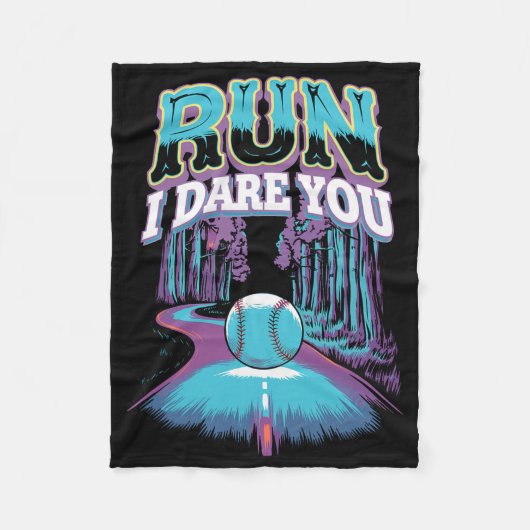 Softll Catcher Run I Dare You Design  Fleece Deken (Voorkant)