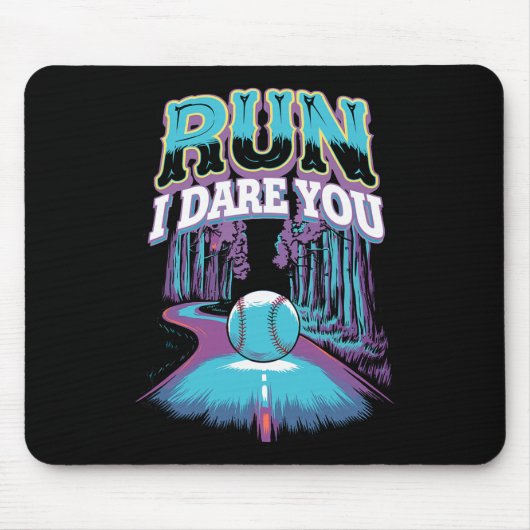 Softll Catcher Run Ik Daag Je Uit Design Muismat (Voorkant)