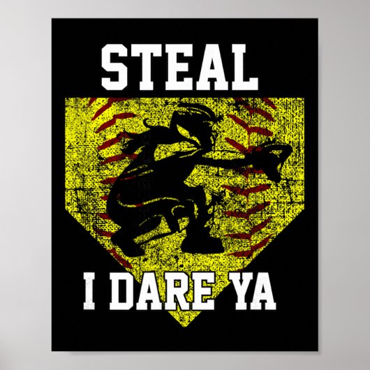 Softll Catcher Steel Ik durf het aan Grappige Spel Poster (Voorkant)