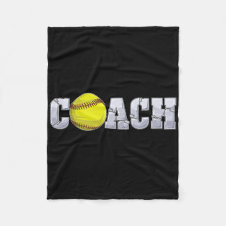 Softll Coach Coaching Istant Coach Softll Team Men Fleece Deken