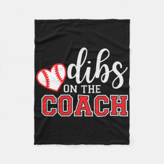 Softll Coach Dad Mom Dibs On The Coach Sell Istant Fleece Deken