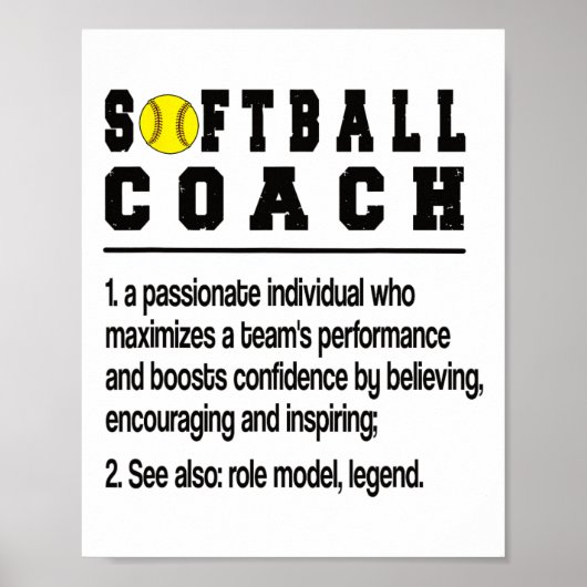 Softll Coach Definitie Softll Coaching Poster (Voorkant)