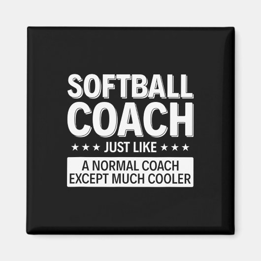 Softll Coach net als een normale coach Magneet (Voorkant)