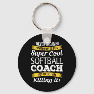 Softll Coach Shirt Bedankt Waardering Grappige Gi Sleutelhanger