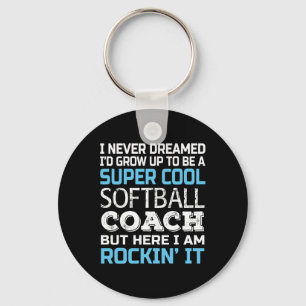 Softll Coach-shirt Grappig Cadeau Voor Softll Coac Sleutelhanger