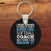 Softll Coach-shirt Grappig Cadeau Voor Softll Coac Sleutelhanger (Voorkant)