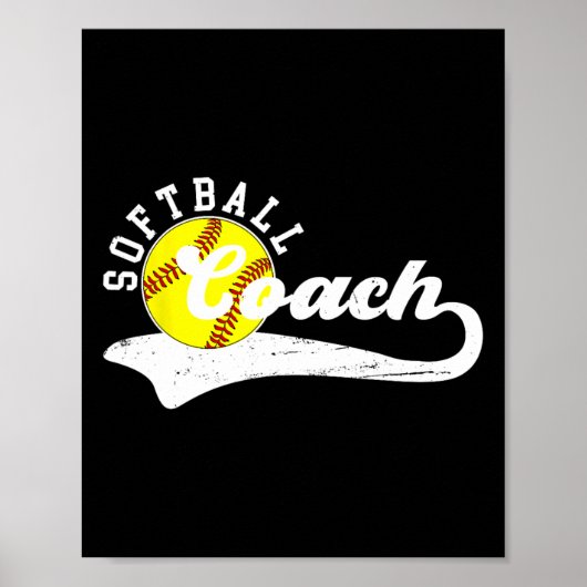Softll Coach Softll Coaching Beste Softll Coach _1 Poster (Voorkant)