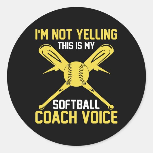 Softll Coaching Voice - Istant Coach Softll  Ronde Sticker (Voorkant)