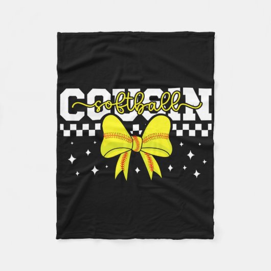 Softll Cousin Coquette Cousin Of A Softll Player C Fleece Deken (Voorkant)