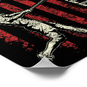 Softll Dad US Flag Cadeaus voor Dad Mannen Patriot Poster (Hoek)