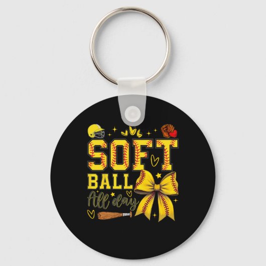 Softll De Helaas Dag Softll Coquette Strik Softll Sleutelhanger (Voorkant)
