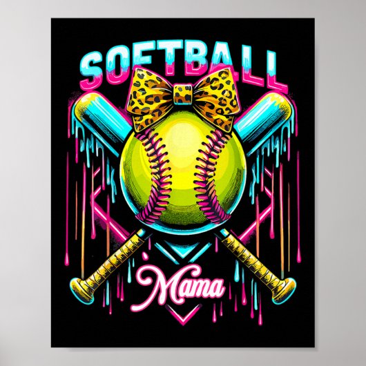 Softll Drip Meisjes Ijs Drip Jeugd Softll Mama Poster (Voorkant)