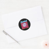 Softll Drip Zus Ijs Drip Softll Meisjes Gam Ronde Sticker (Envelop)