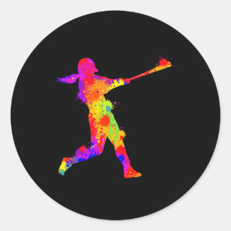 Softll Girl Kids  Ronde Sticker