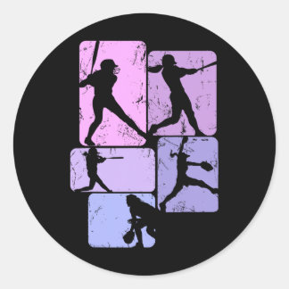 Softll Girl Kids Women Girls  Ronde Sticker