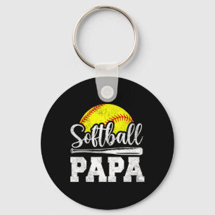 Softll Papa Softll Speler Speldag Vader &#; s Dag Sleutelhanger