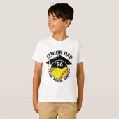 Softll Senior Papa 2026 De Laatste Inning  T-shirt (Voorkant volledig)