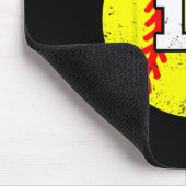 Softll Sketll Number 13 Jersey Funny 13th Birthday Muismat (Hoek)