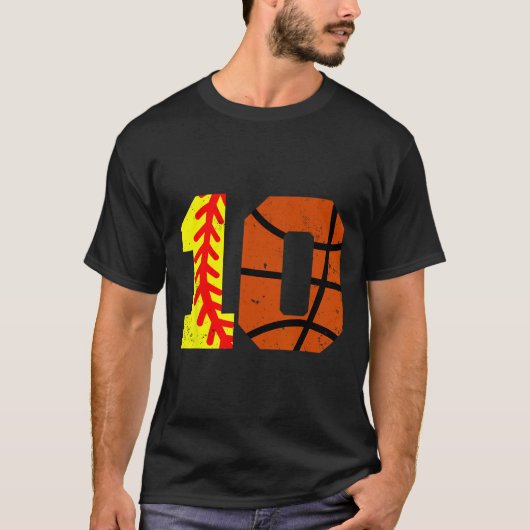 Softll Sketll Nummer 10 Jersey Grappige 10e Verjaa T-shirt (Voorkant)