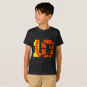 Softll Sketll Nummer 10 Jersey Grappige 10e Verjaa T-shirt (Voorkant volledig)