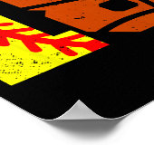 Softll Sketll Nummer 18 Jersey Grappige 18e Verjaa Poster (Hoek)
