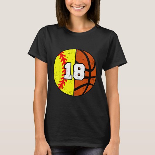 Softll Sketll Nummer 18 Jersey Grappige 18e Verjaa T-shirt (Voorkant)