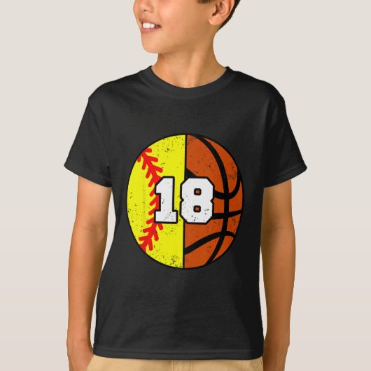 Softll Sketll Nummer 18 Jersey Grappige 18e Verjaa T-shirt (Voorkant)