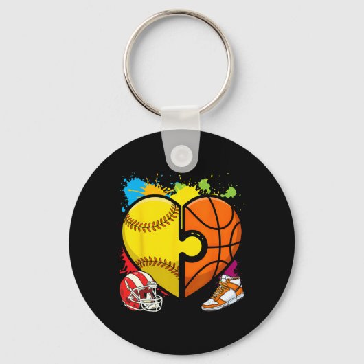 Softll Sketll - Sketll Papa Softll Mama Sleutelhanger (Voorkant)