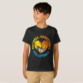 Softll Sketll Volleyll T-shirt (Voorkant volledig)